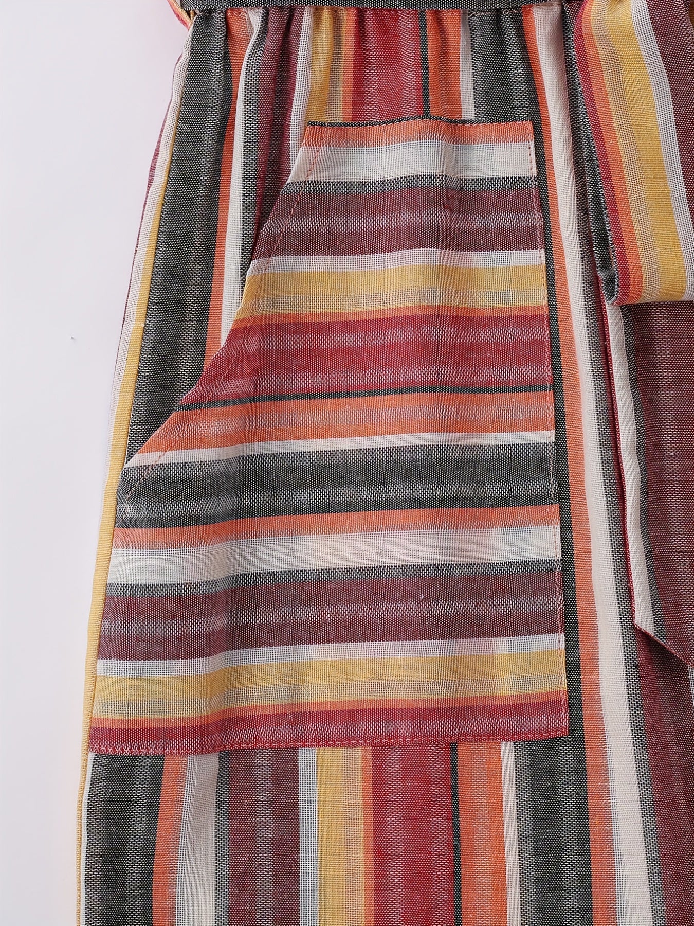 Retro Striped Skirt Casual Summer & Spring Women's Clothing