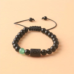 12 Constellation Couple Bracelet Stone Bracelets For Women Men