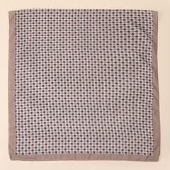 Dark Khaki Print Scarf Winter Warm Scarf For Women