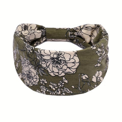 Sports Yoga Headband Flower Printed Quick Drying Hair Accessories