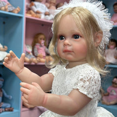 55 88 Cm Lifelike Reborn Doll Full Body Soft Enamel Simulative Doll