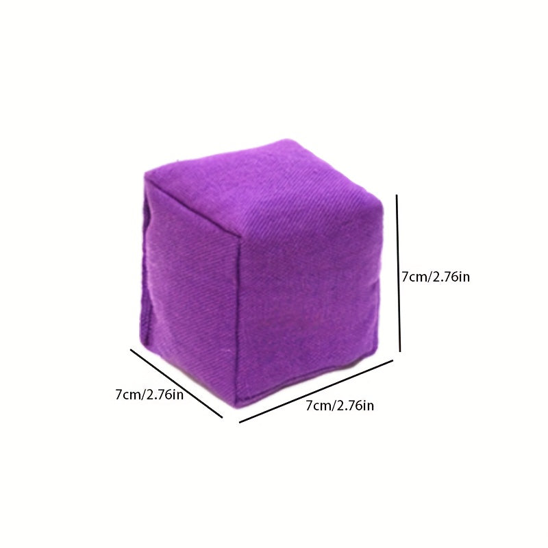 6pcs Colored Bean Bags Outdoor Throwing Toys