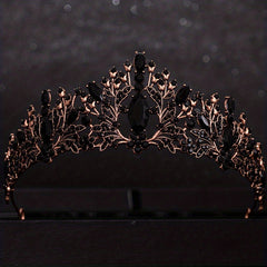 Vintage Rhinestone Crown Tiara Wedding Hair Accessories
