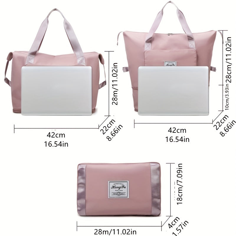 Foldable Yoga Gym Tote Bag Large Capacity Travel Bag