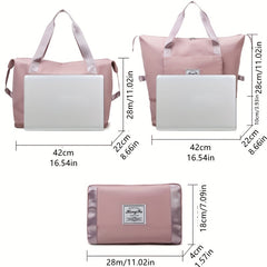 Foldable Yoga Gym Tote Bag Large Capacity Travel Bag