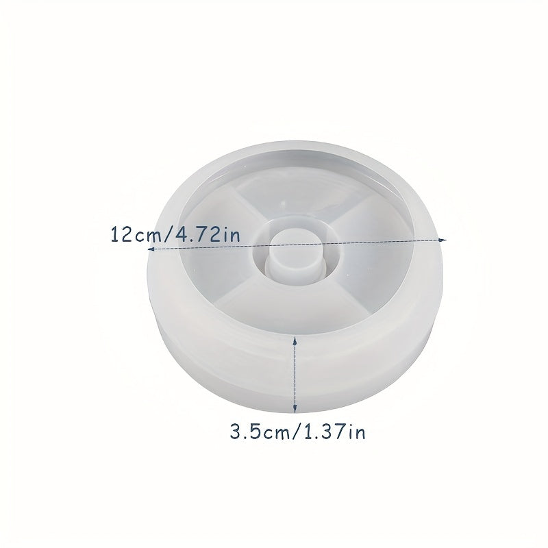 DIY Candle Holder Mold Crystal Glue Candle Holder Silicone Mold