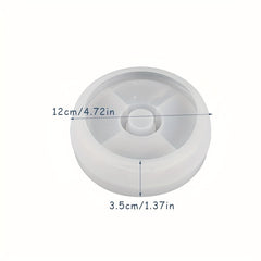 DIY Candle Holder Mold Crystal Glue Candle Holder Silicone Mold