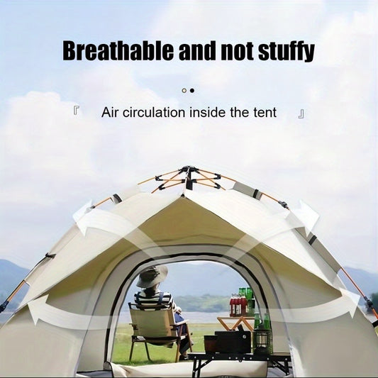 Windproof Sunscreen Waterproof Tent for Outdoor Camping