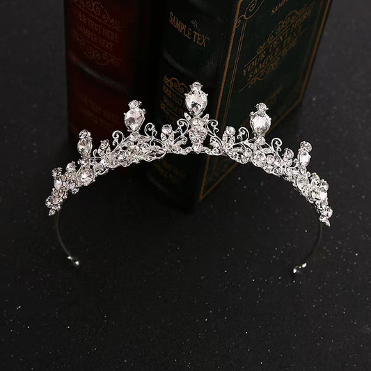Crystal Bridal Princess Crown Wedding Tiara Rhinestone Hair Band