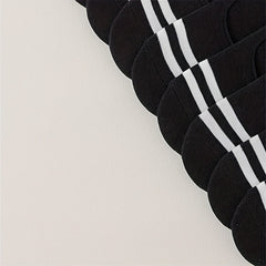 10 Pairs Striped Ankle Socks Soft & Lightweight Women's Stockings & Hosiery