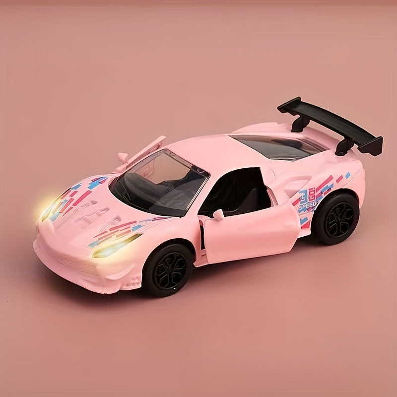 Alloy Car Model Sports Car Toy With Sound And Light Boys Baby Car Gift