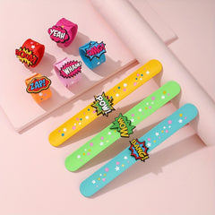 Silicone Clapping Bracelets English Rings Toy