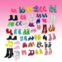 Doll Accessories Set - 38pcs Handbags, Shoes, Hangers, Jewelry for 11.5in Dolls