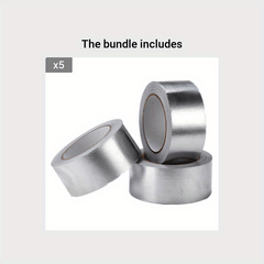 High Temp Aluminum Foil Tape Self Adhesive Glass Fiber Cloth Tape