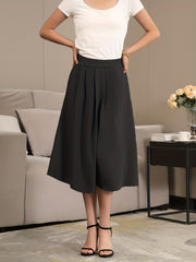 High Waist A-Line Skirt for Women