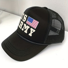 US Army Print Trucker Hat Mesh Baseball Cap