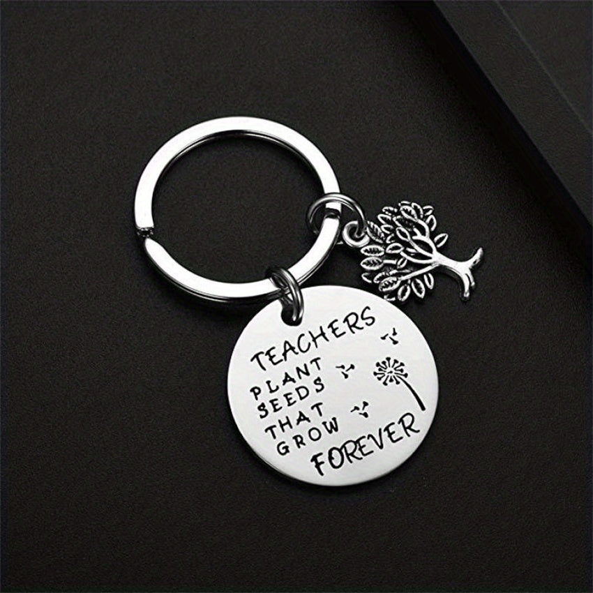 Teacher's Gift Keychain Novelty Pendant Necklace