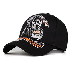 Embroidered Skull Snapback Hat For Men&Women Bone Gorra Casquette Cap