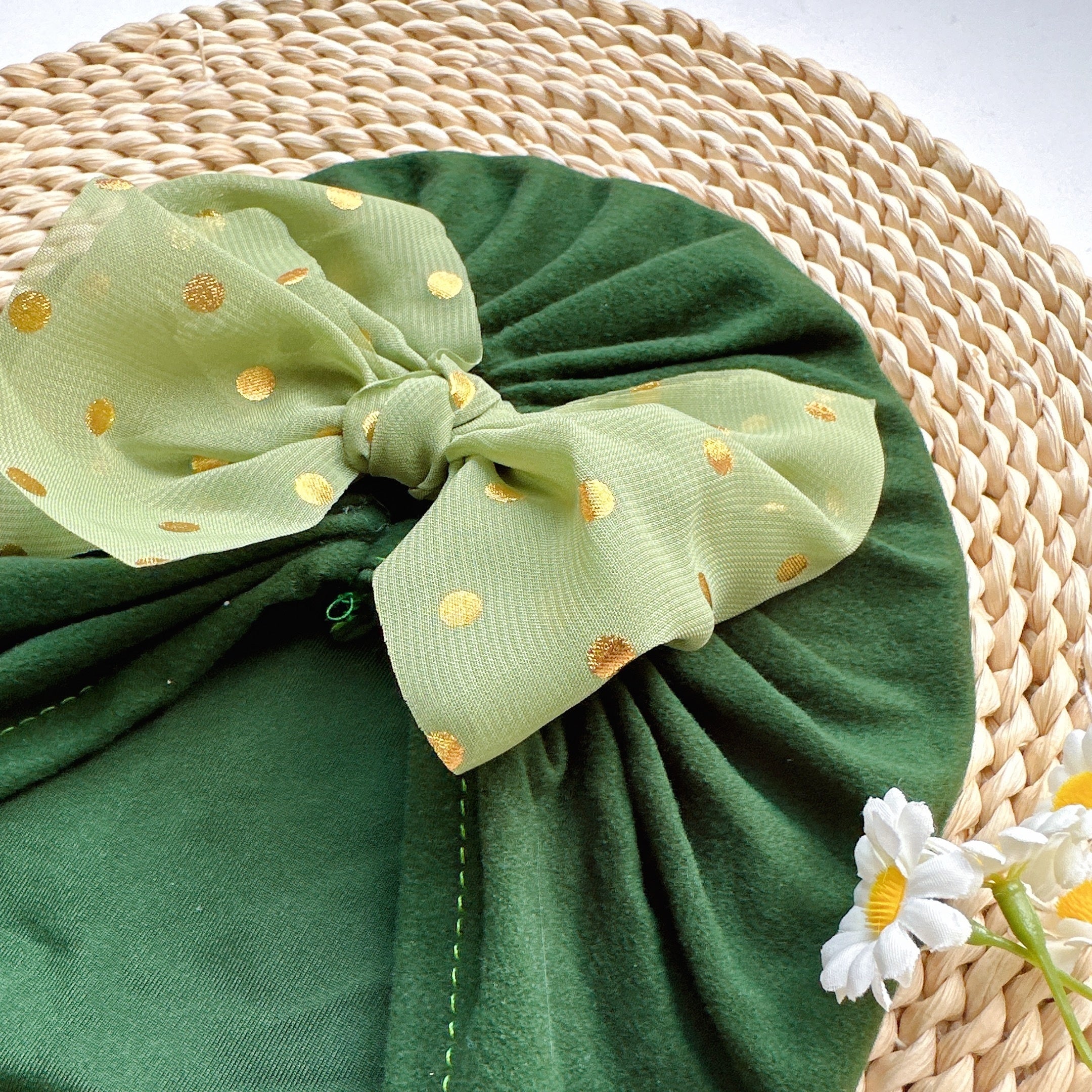 Soft Baby Headband Bowtie Hat for Newborns