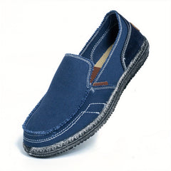 Men's Breathable Slip On Canvas Sneakers