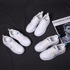 Women's Lace-up Skate Shoes Breathable Casual Sports Shoes