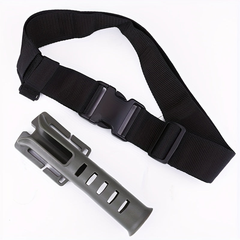 Fishing Belt With Rod Holder Adjustable Waist Belt