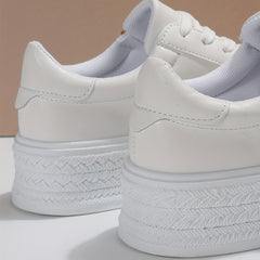 Women's Platform Skate Shoes Height Increasing Low Top Sneakers