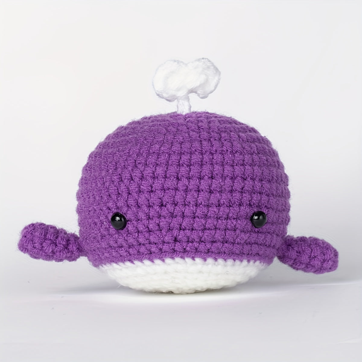 Whales Plush Crochet Kit For Beginners - Knitting Kit With Yarn & Instructions