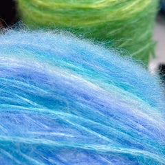 Gradient Mohair Yarn Colorful Beanie Soft Knitting Crochet Yarn