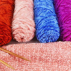 1pc Golden Velvet Wool Thread 3mm 100g