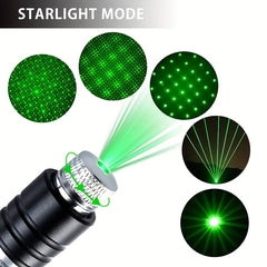 PC Green Laser Pointer USB Rechargeable Torch for Camping Hiking