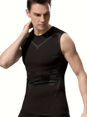 Men's Quick Dry Sleeveless Shirt Compression Tank Top