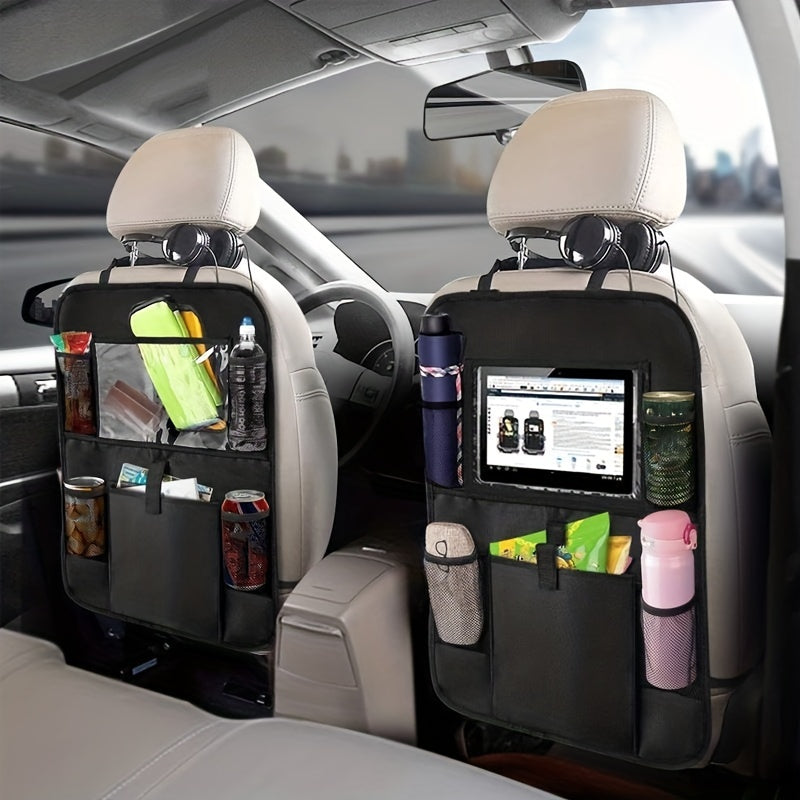 Kick-proof Car Storage Bag Oxford Cloth Seat Back Organizer
