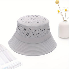 Men's Mesh Sun Hat Windproof Outdoor Mountaineering Fishing Cap