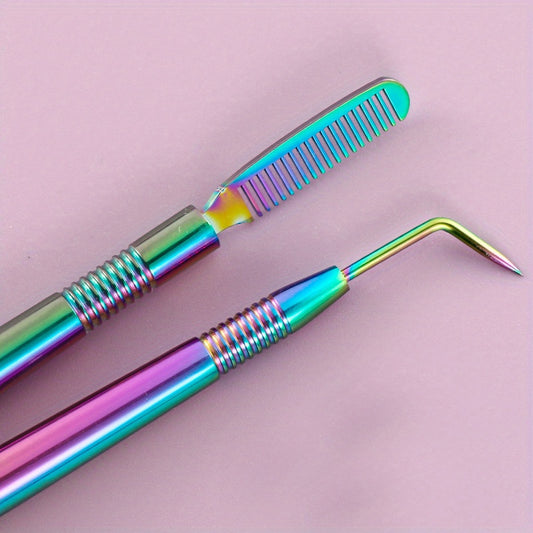 Stainless Steel Lash Lift Perm Tool with Comb