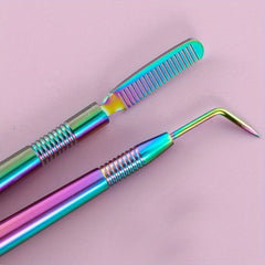 Stainless Steel Lash Lift Perm Tool with Comb