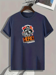 Men's Graphic T-shirt for Summer