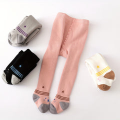 Baby Girls Cat Pattern Leggings Thickened Pantyhose