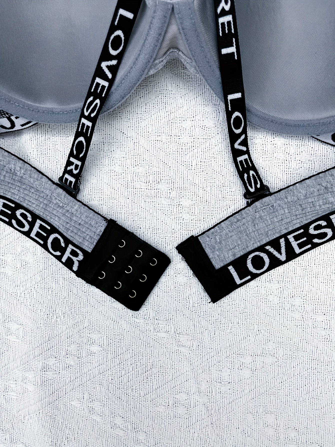Letter Straps Push Up Bra Comfy & Adjustable