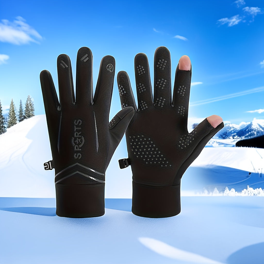 Winter Warm Gloves Driving & Riding Non-slip Windproof Waterproof