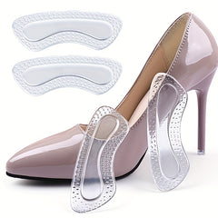 2pcs Silicone Anti-wear Foot Heel Sticker For High Heels