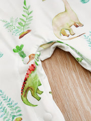 Dinosaur Print Long Sleeve Baby Bodysuit