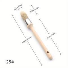 1pc Trim Paint Brush 15 18 21 25mm Edge Painting Tool with Wood Handle