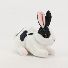 Realistic Rabbits Plush Toy Lifelike Animal Bunny Simulation Gift