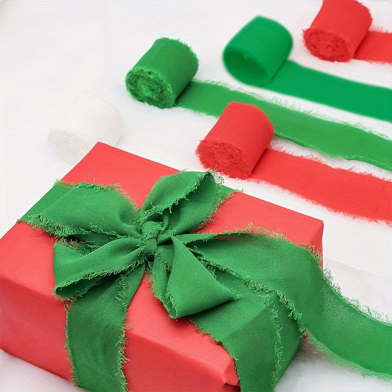 2pcs Christmas Ribbon DIY Christmas Tree Decorations Home Decor