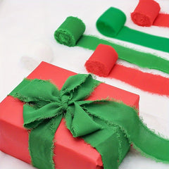2pcs Christmas Ribbon DIY Christmas Tree Decorations Home Decor