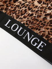 Sexy Bra Women's Plus Leopard Longline Bralette
