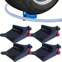 4 Pcs Car Hose Guide Tire Hose Roller For Car Washing Detailing