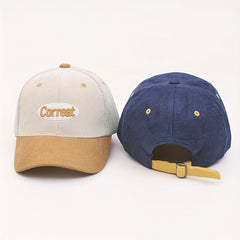 Children's Corduroy Monogram Baseball Cap for Baby