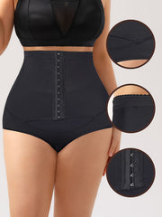 Tummy Control Compression Panties Front Buckle Shaping Women's Underwear